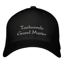 Taekwondo Grand Master Hat Embroidered Baseball Cap