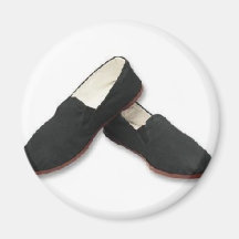 tai chi shoes refrigerator magnet
