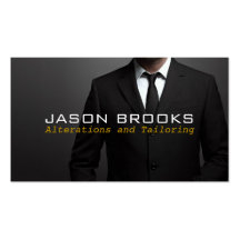 Tailor Alterations, Tailoring, Seamstress Business Card Template