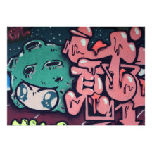 Taiwanese graffiti, Taipei, Taiwan Custom Invites