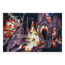 Taiwanese graffiti, Taipei, Taiwan Personalized Invites