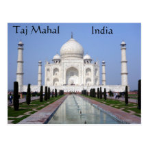 Taj Mahal, Agra, India Postcards