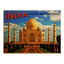 Taj Mahal India Vintage Postcards
