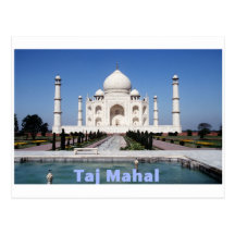 Taj Mahal Postcard