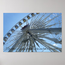 Take a Ride on a Ferris Wheel Poster