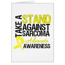 Take a Stand Against Sarcoma Greeting Card