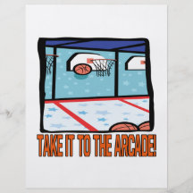 Take It To The Arcade Flyer Design