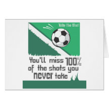Take The Shot Greeting Card