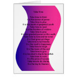 Take Time Greeting Cards