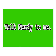 talk nerdy to me post cards