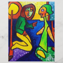 Talk to Angels by Piliero Full Colour Flyer