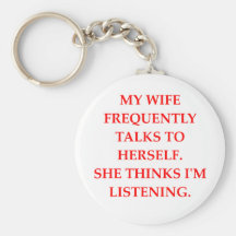 talking wife key chain