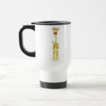 Tall Cute Giraffe. Cartoon Animal. Mug