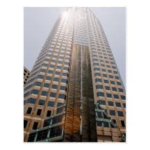 Tall Sunlit Building Postcard