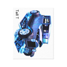 Tall T Stretched Canvas Prints