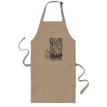 Tamburlaine Swords Quote (B&W) aprons
