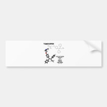 Tamoxifen Anti-Oestrogen Therapy In Breast Cancer Bumper Sticker