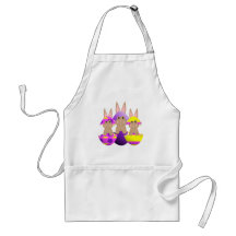 Tan Bunny Easter Eggs Aprons
