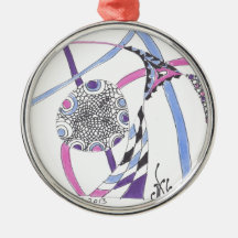 tangle bloom christmas ornament