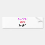 TANGO BUMPER STICKERS