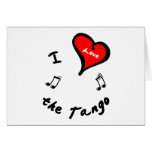 Tango Dance Items - I Heart the Tango Greeting Card