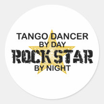 Tango Dancer Rock Star by Night Stickers