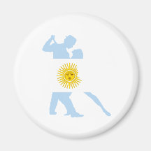 Tango Flag Fridge Magnet