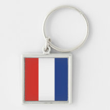 Tango (T)  International Signal Flag Keychains