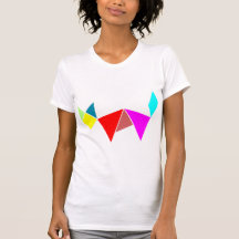 tangram cat tshirt