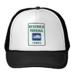 Tank Parking Highway Sign Mesh Hat
