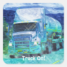 Tanker Truck Big Rig Driver Sticker Series