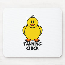 Tanning Chick Mouse Pad