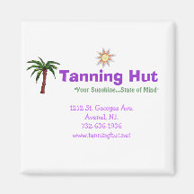 Tanning Hut Magnet
