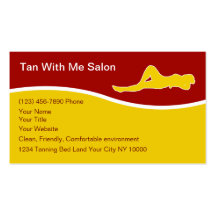 Tanning Salon Business Cards