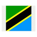 Tanzania High quality Flag Postcards