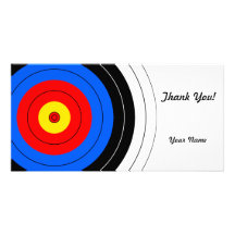 Target Lines Photo Greeting Card