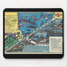 Task Force!  Helen of Toy  Comic Book Ad Mousepad