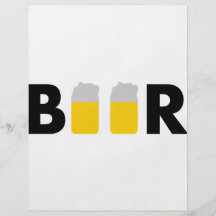 tasty beer personalized flyer