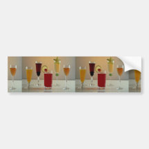 tasty tropical alcoholic drink recipes bumper sticker