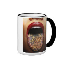 Tatoo tongue cup taza de café