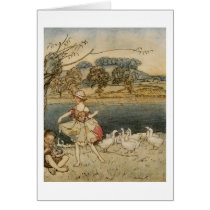 Tattercoats Dancing while the Gooseherd Pipes cards