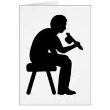 Tattoo artist greeting card