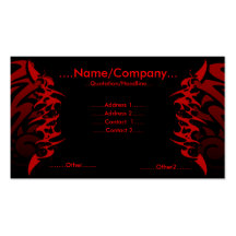 Tattoo. Business Card Templates