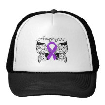 Tattoo Butterfly Awareness - Crohn's Disease Trucker Hats