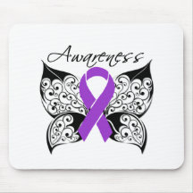 Tattoo Butterfly Awareness - Epilepsy Mouse Mat