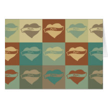 Tattoo Pop Art Greeting Cards
