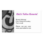 Tattoo Removal Business Card