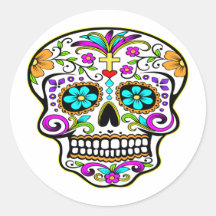 Tattooed Skull Tattoo Sticker