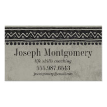 Taupe Grey Professional Appointments Business Card