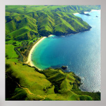 Taupo Bay, New Zealand Poster